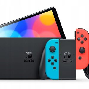کنسول Nintendo Switch OLED رنگ نئون | سوییچ با نمایشگر OLED و دسته رنگی
